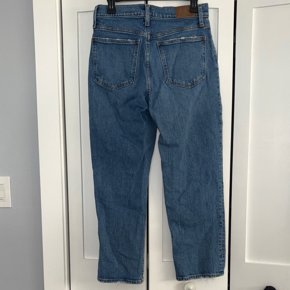 Madewell Blue Straight Leg Women's Jeans - Picture 2 of 5